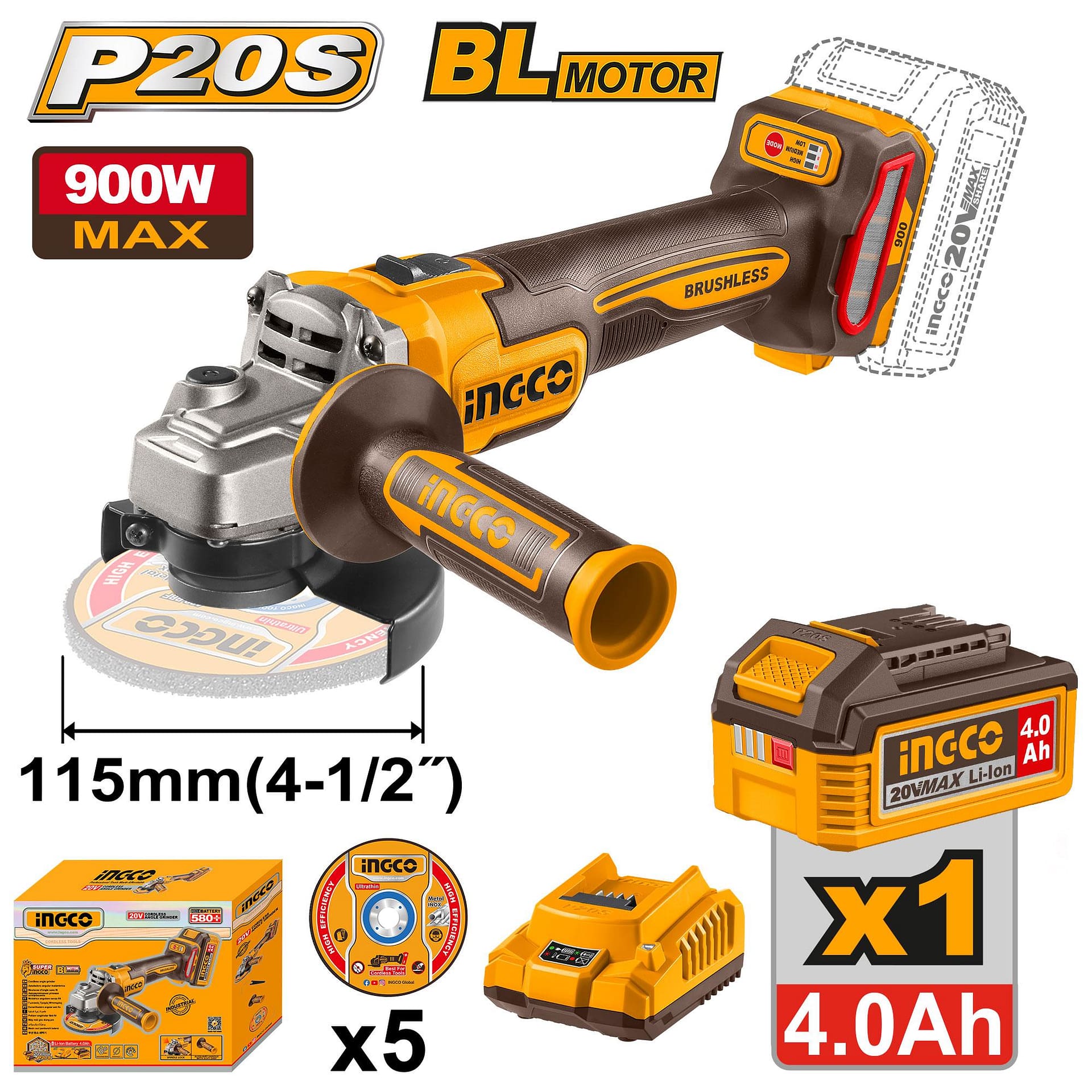 Meuleuse d'angle sans fil