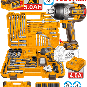 Ensemble de 126 outils de clé à chocs sans fil